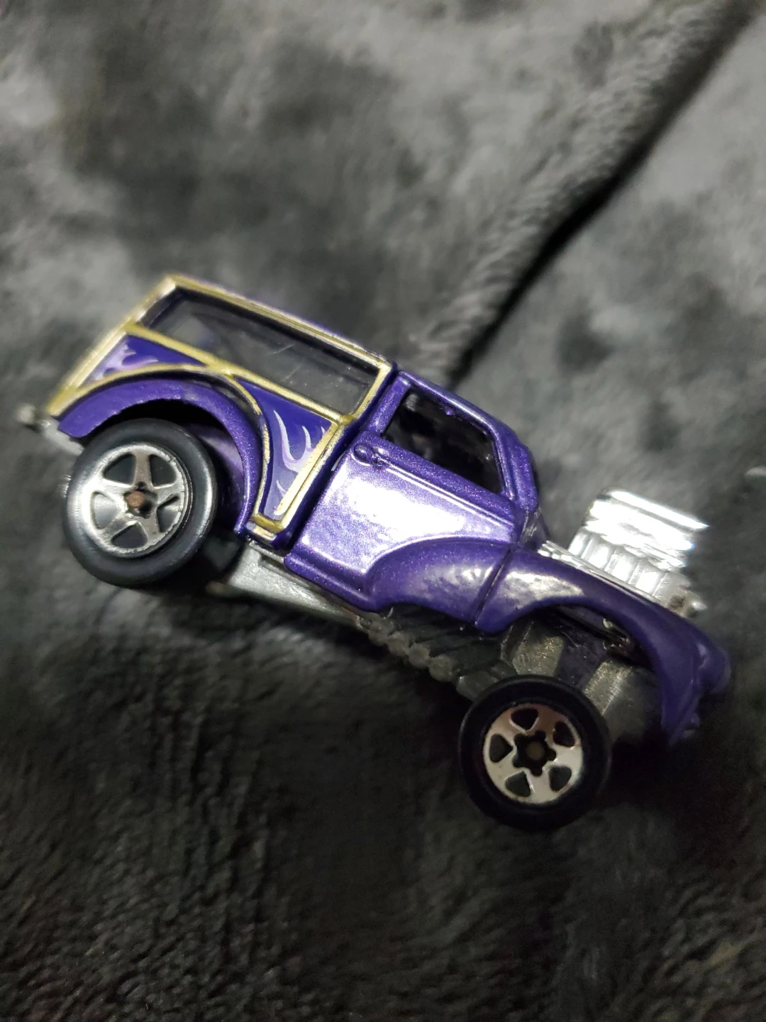 Hot Wheels Purple Woody Die-cast Toy Car - photo 2