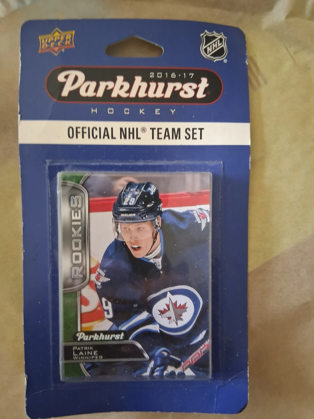 2016-17 Upper Deck Parkhurst Winnipeg Jets Team Set