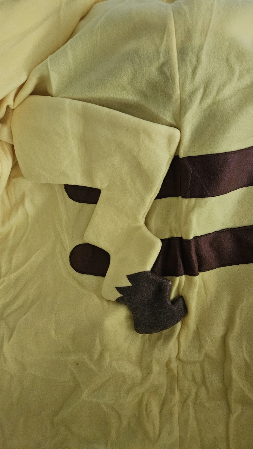 Pokemon Pikachu Unisex Hooded Jumpsuit Costume - photo 2
