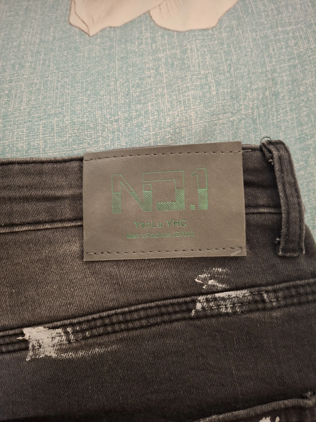 YanLu.YHC Men's Distressed Jeans - photo 3