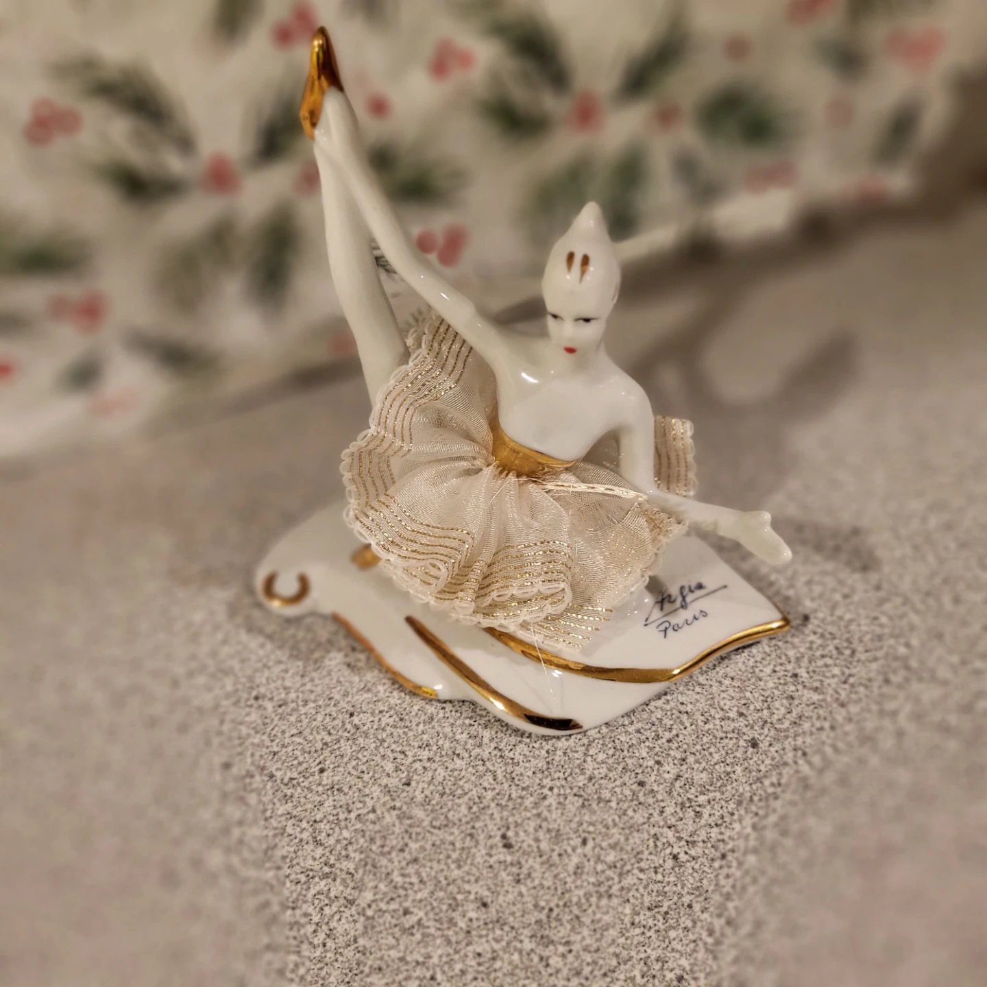 Argia Paris Porcelain Ballerina Figurine