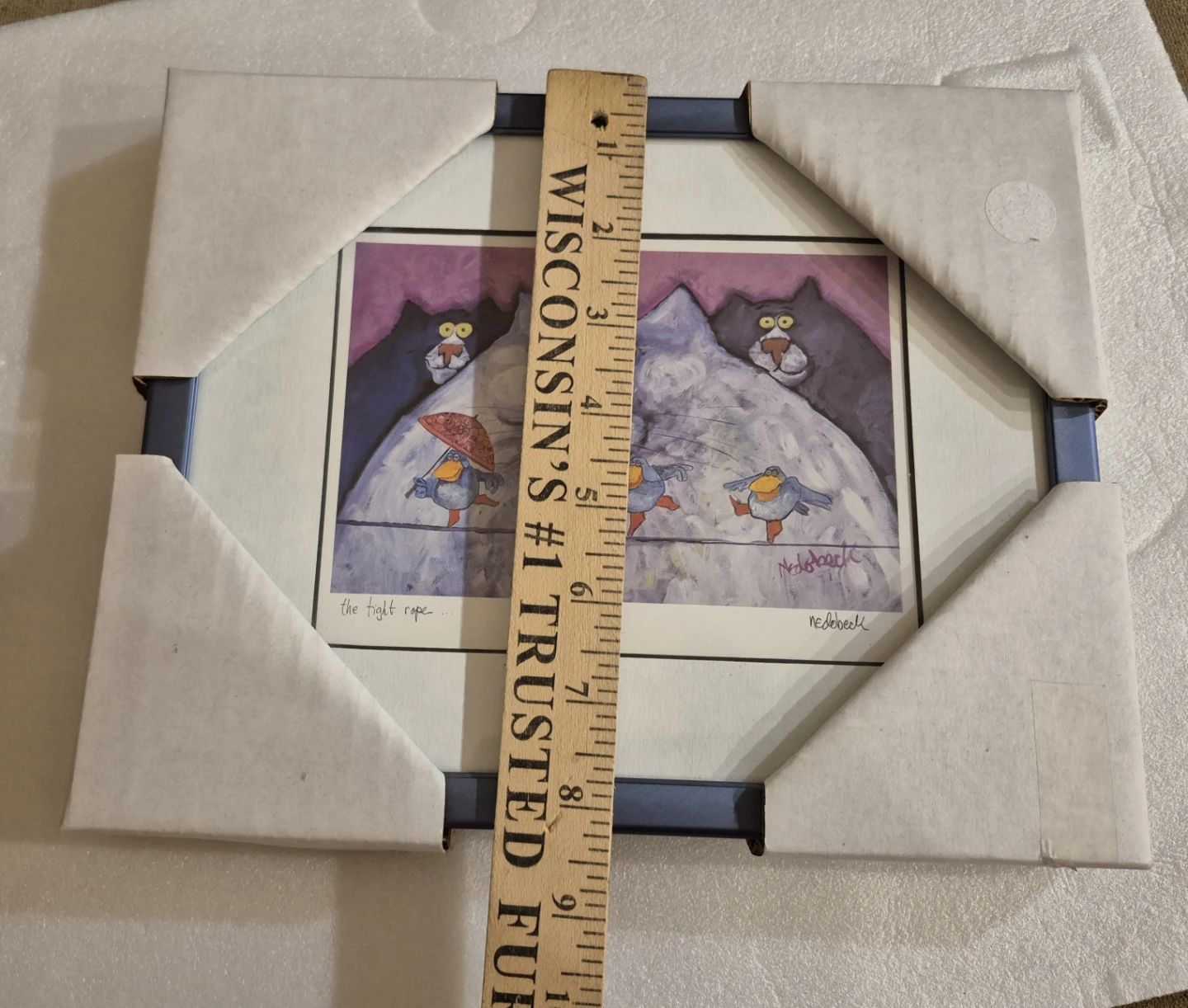 Nedobeck The Tight Rope Framed Art (Skokie) - photo 5