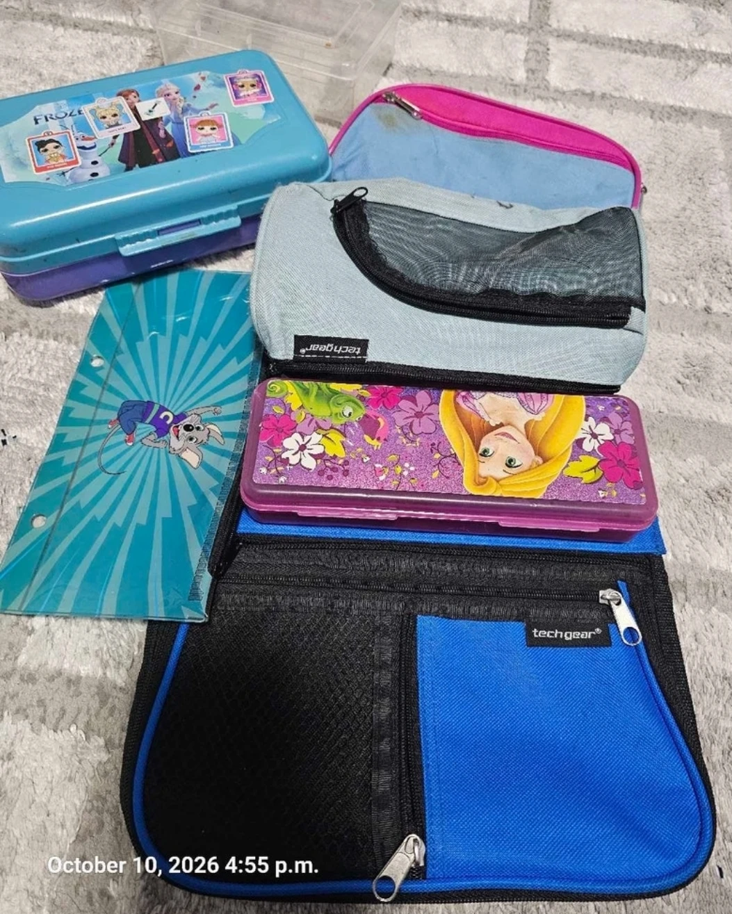 Assorted TechGear Pencil Cases and Stationery