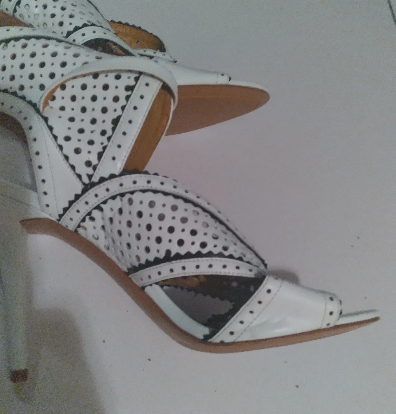 Nine West  white Laser-Cut Stiletto Heels - photo 4