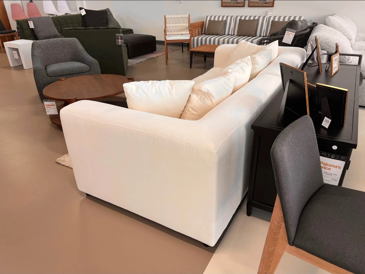 Sundays Cream Sofa - photo 4