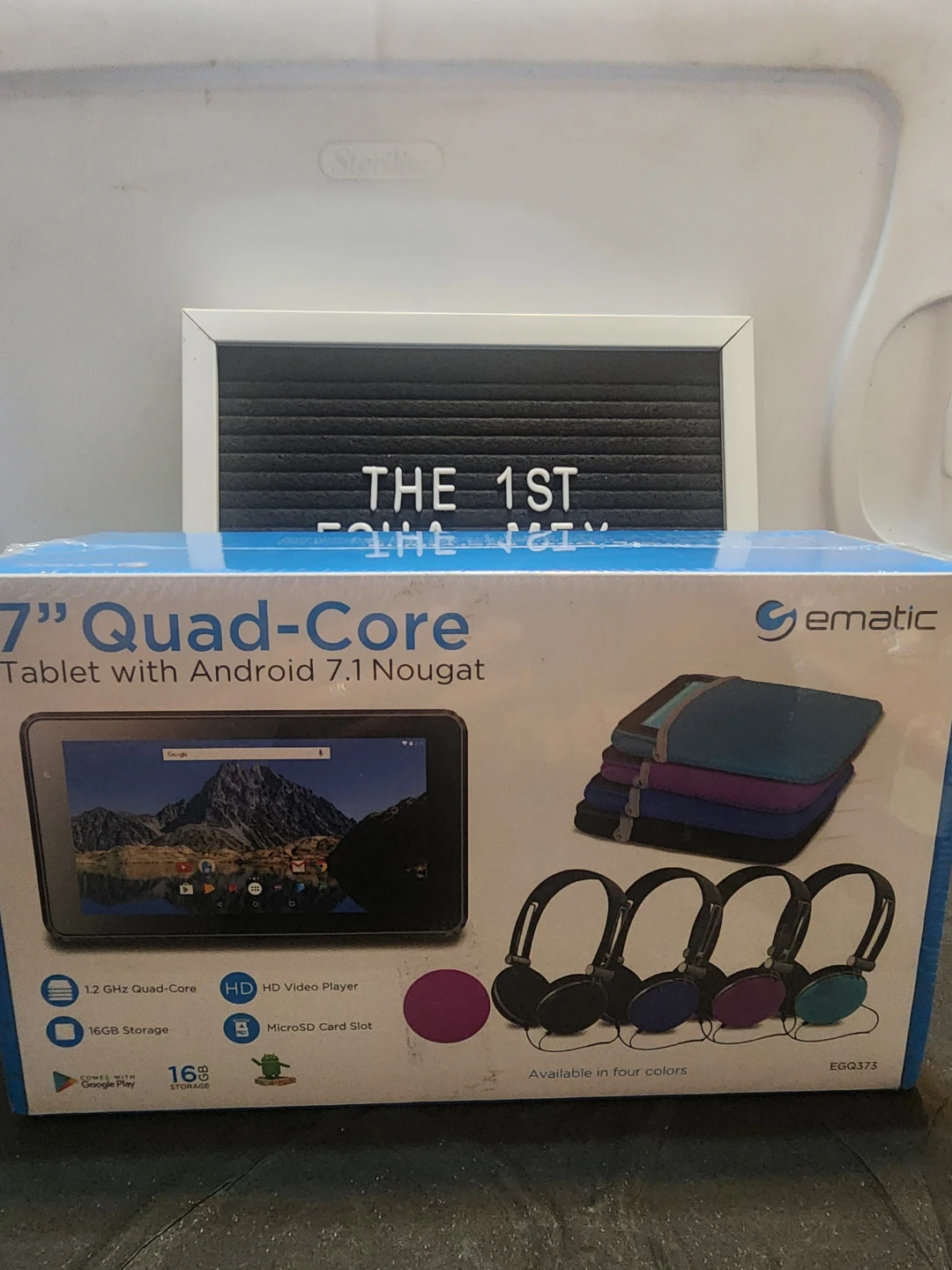 Ematic 7 inch Quad-Core Android Tablet