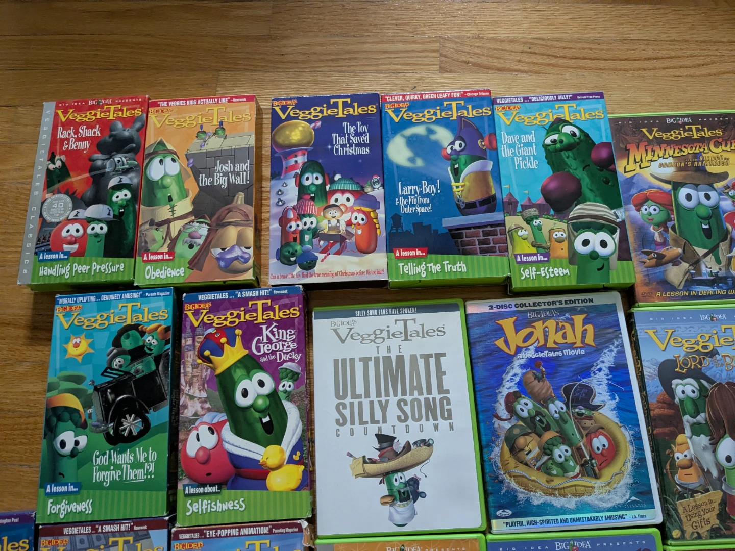 Large Collection of Veggie Tales DVDs and VHS - photo 2