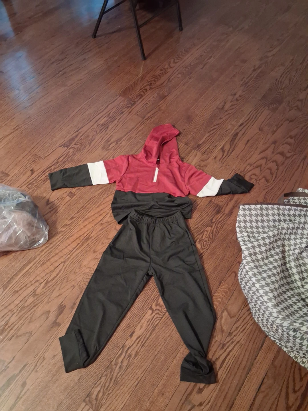 Kids Colorblock Hoodie and Pants Set