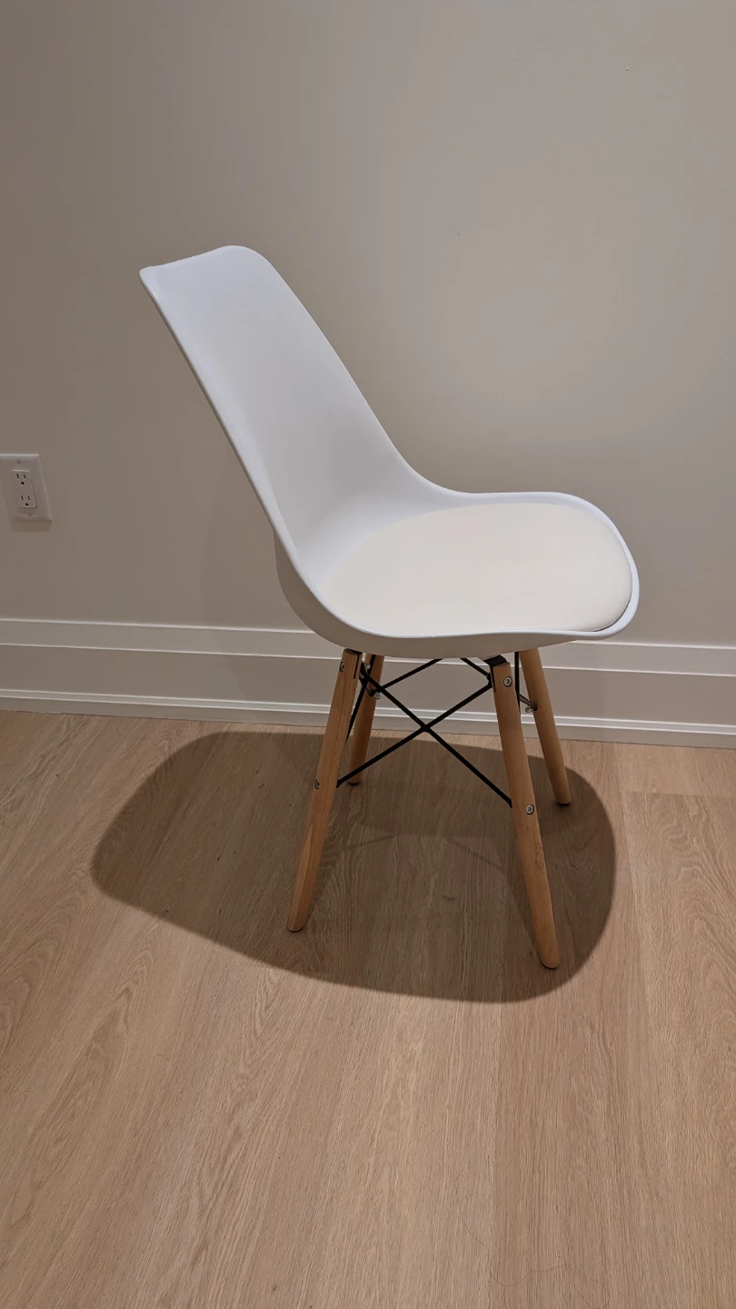 FOUR Modern White Dining Chair - photo 2
