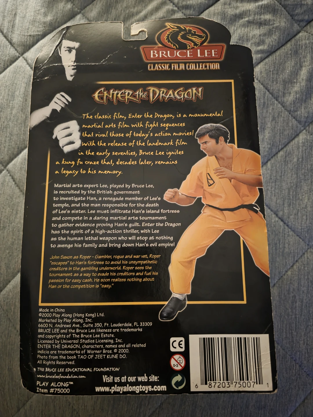 Bruce Lee Enter the Dragon John Saxon as Roper Figure - photo 2