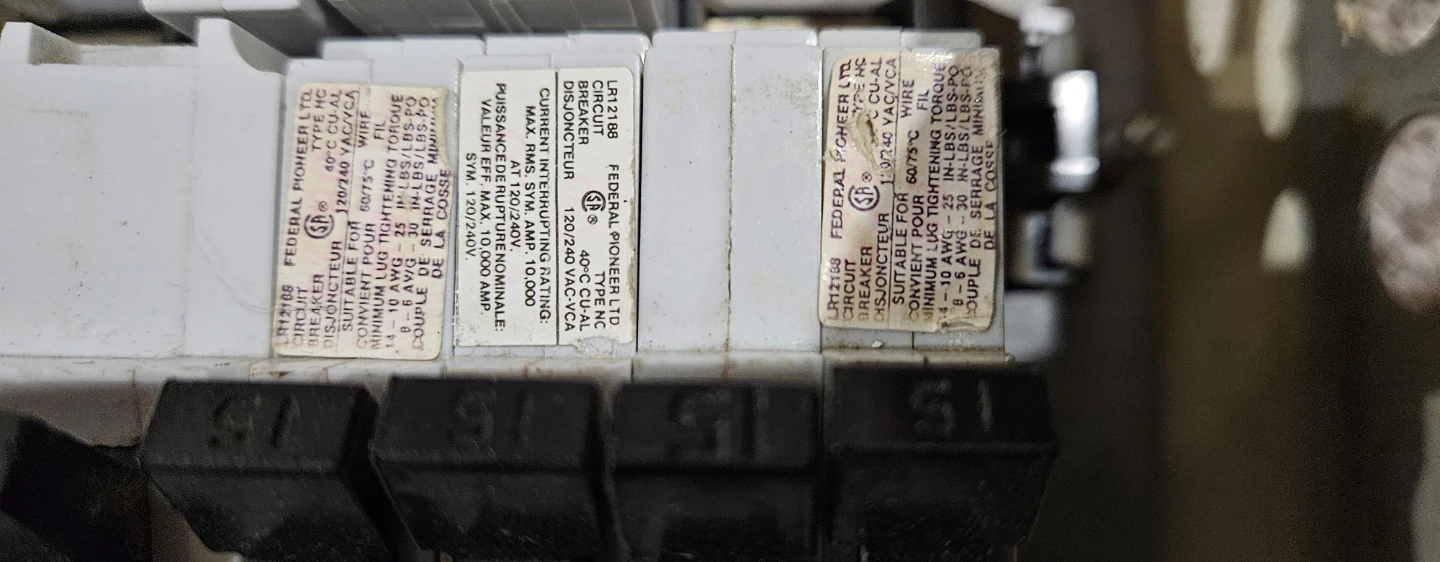 Federal Pioneer Electrical Panel with Breakers - photo 5