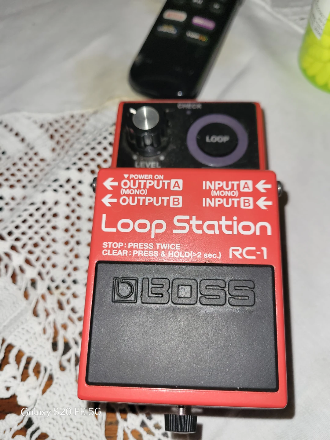 Boss RC-1 Loop Station Pedal
