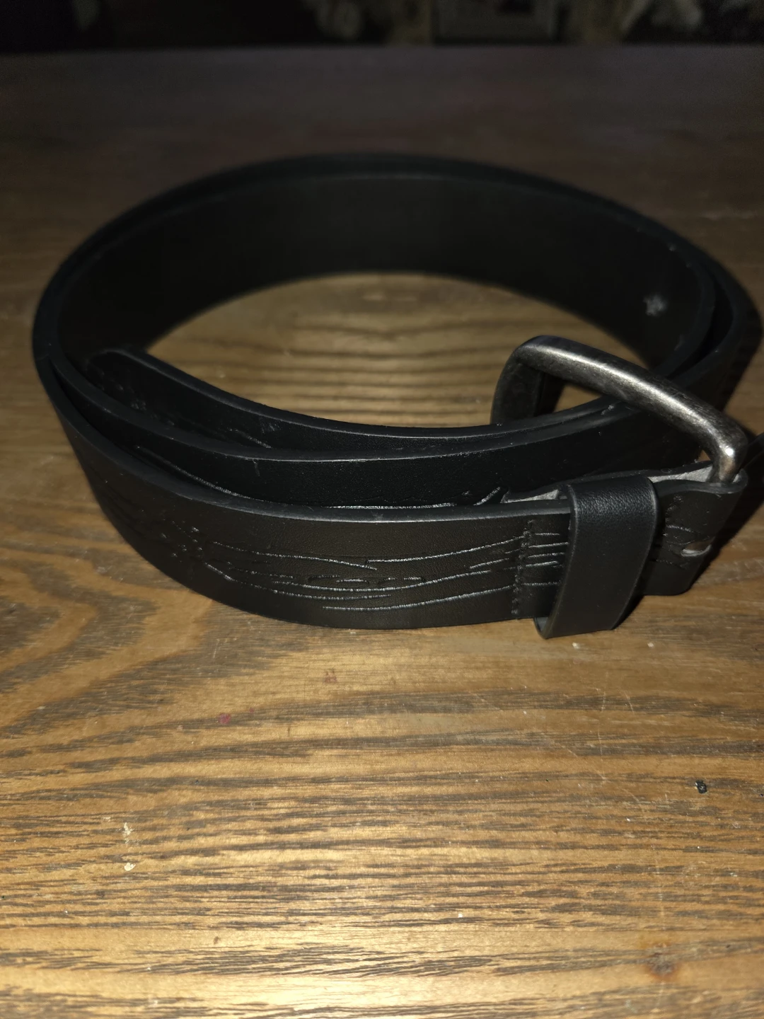 Black Man-made Material Belt Size 42 - photo 5