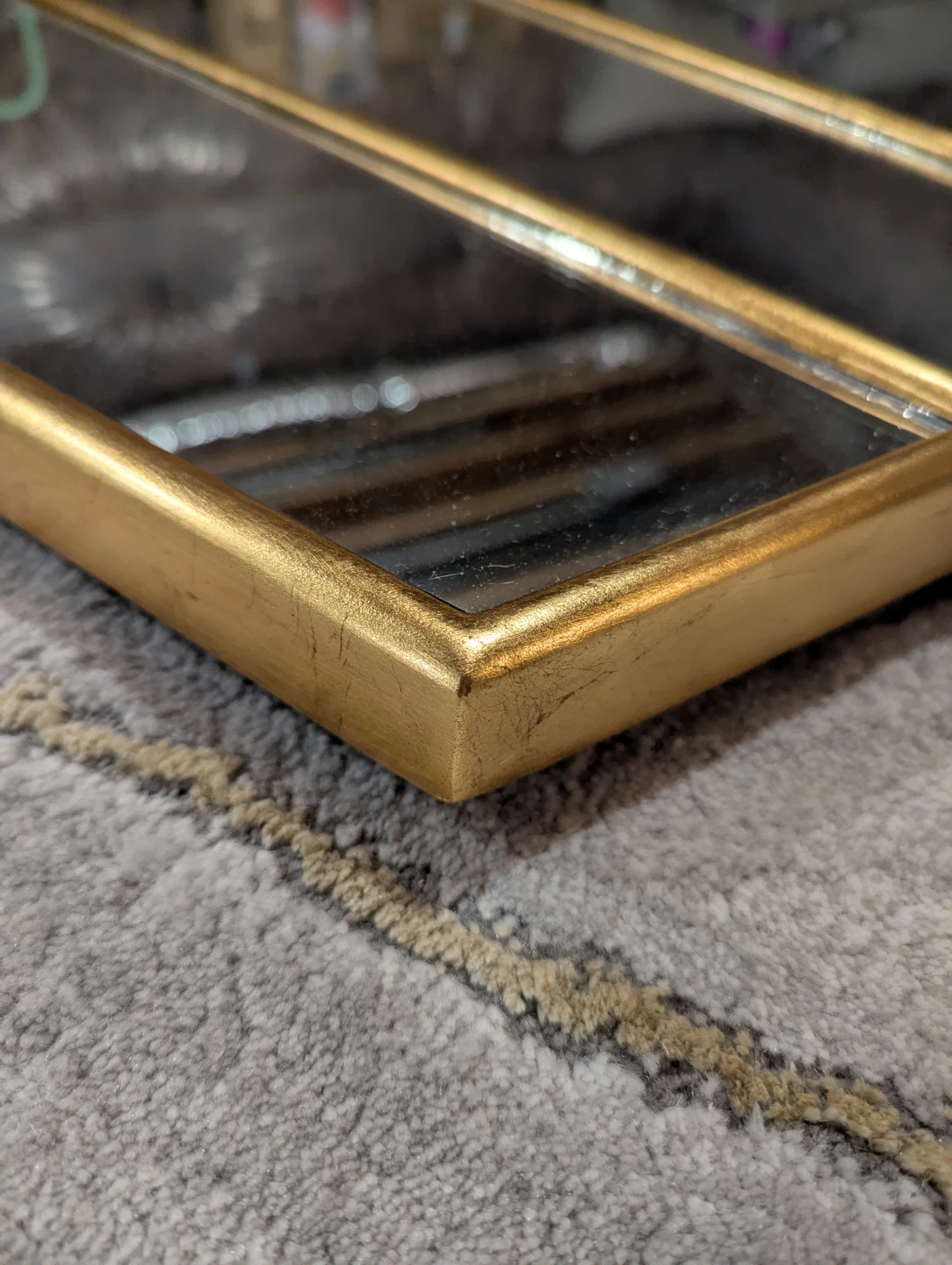 Gold Framed Mirror - photo 2