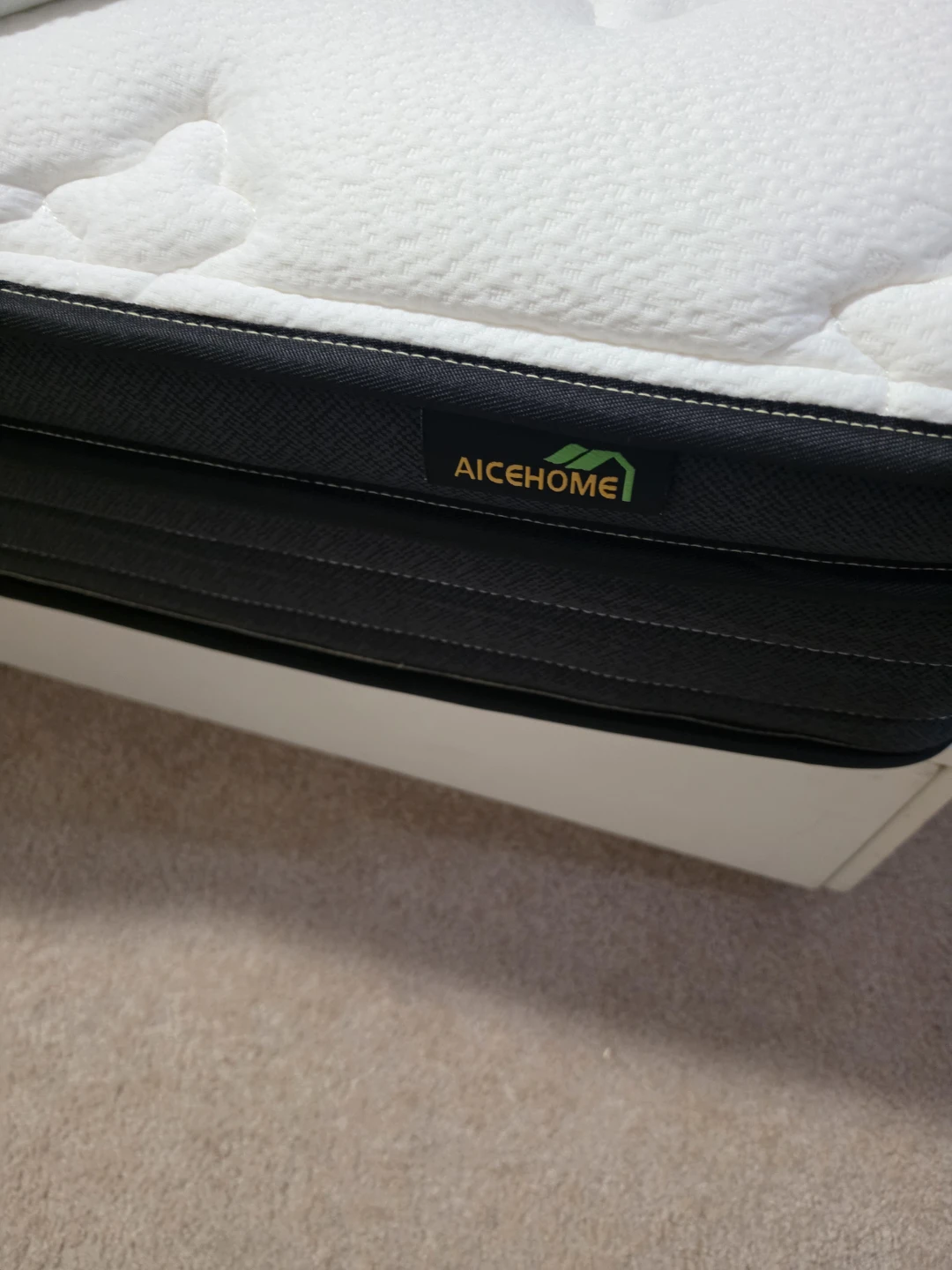 Aicehome King Hybrid Mattress and Ikea Nordli Bed - photo 2