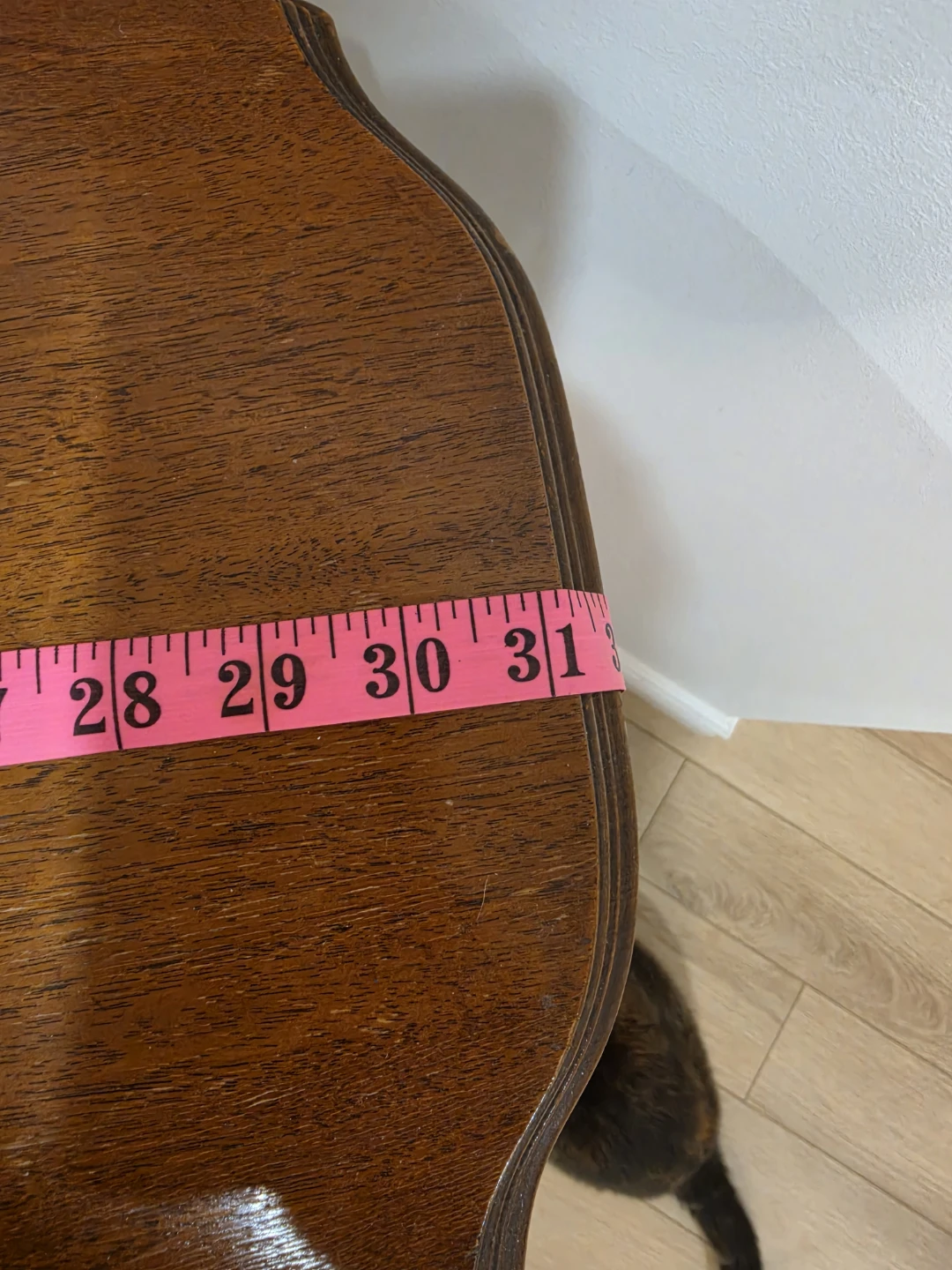 Vintage Solid Wood Tall Accent Table - photo 5