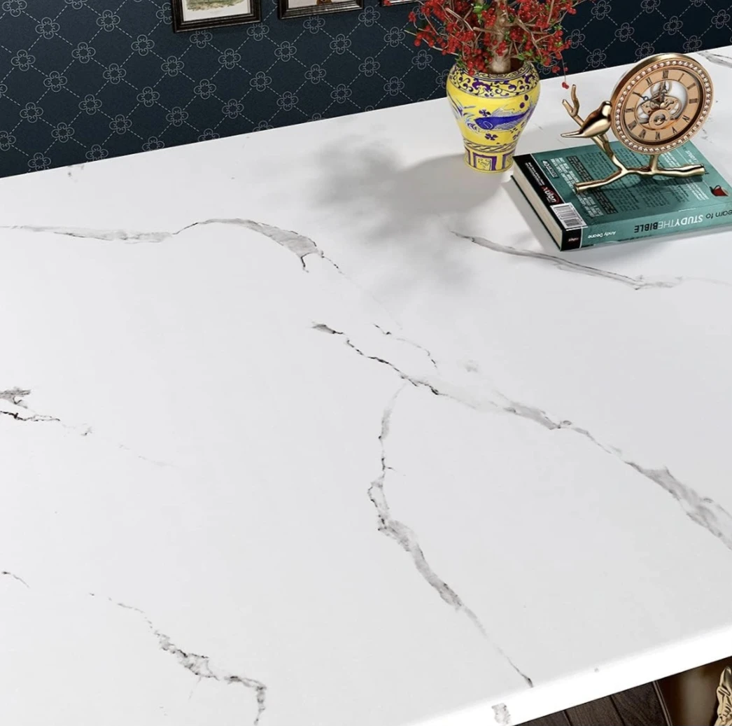 White Marble Peel & Stick Self Adhesive Wallpaper  15.7"×78.7" - photo 4