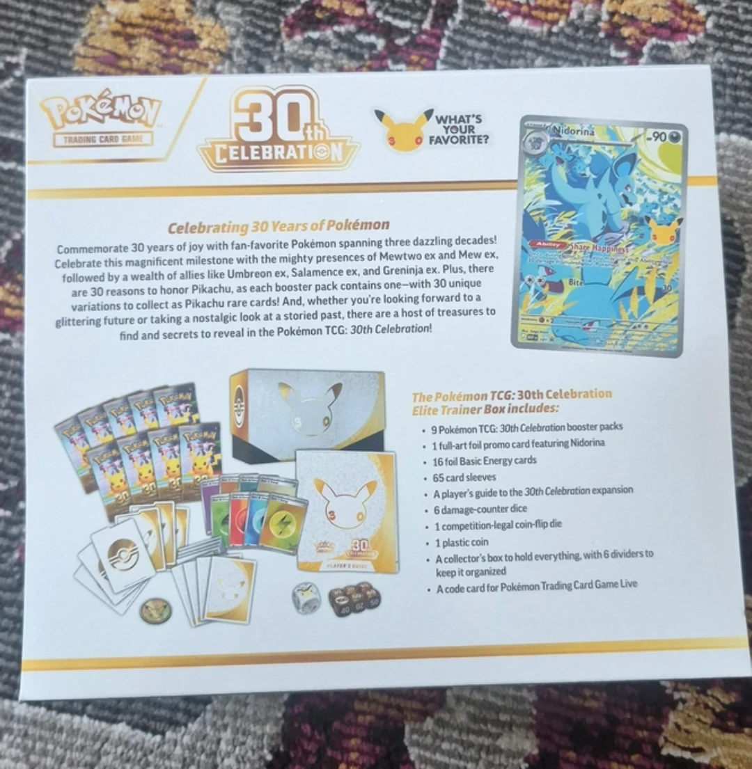 Pokemon 30th Celebration Elite Trainer Box - photo 2