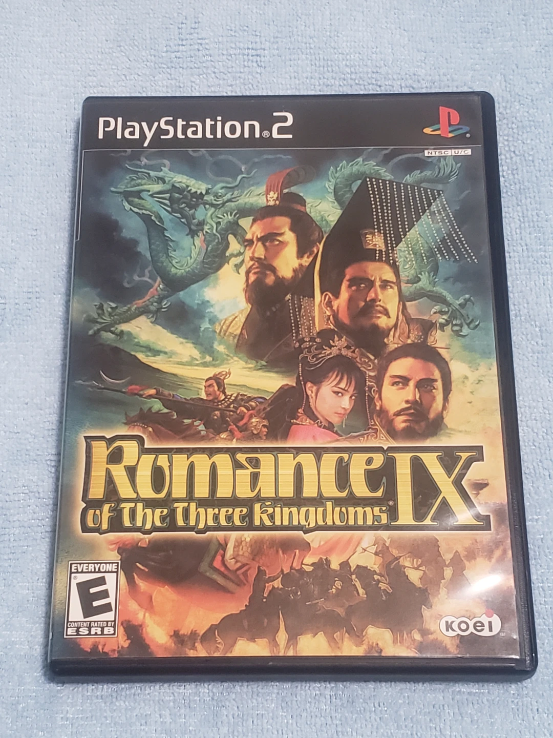 RARE ~ Ps2 Romance Of The Three Kingdoms IX complete black label