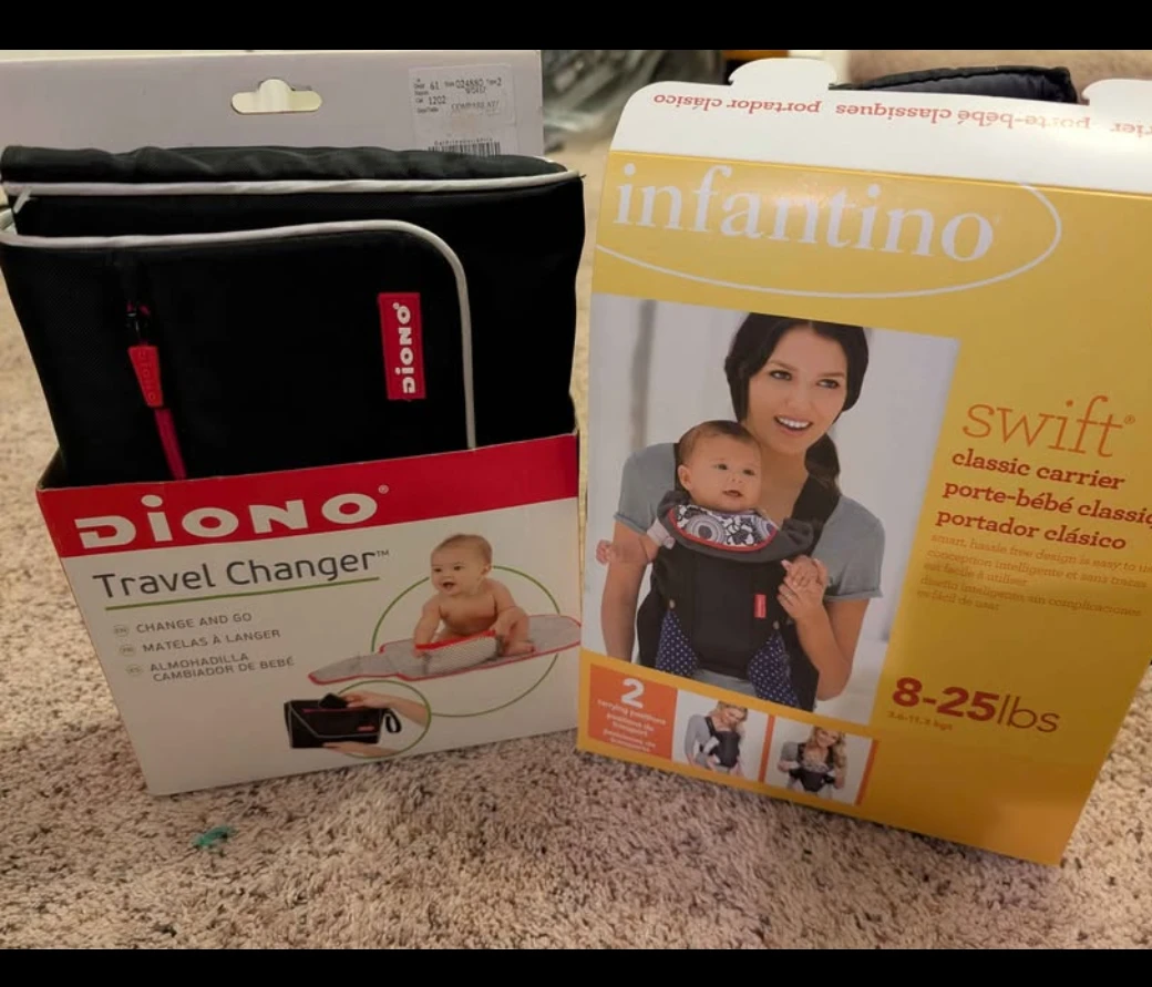 Travel Changer and baby Carrier