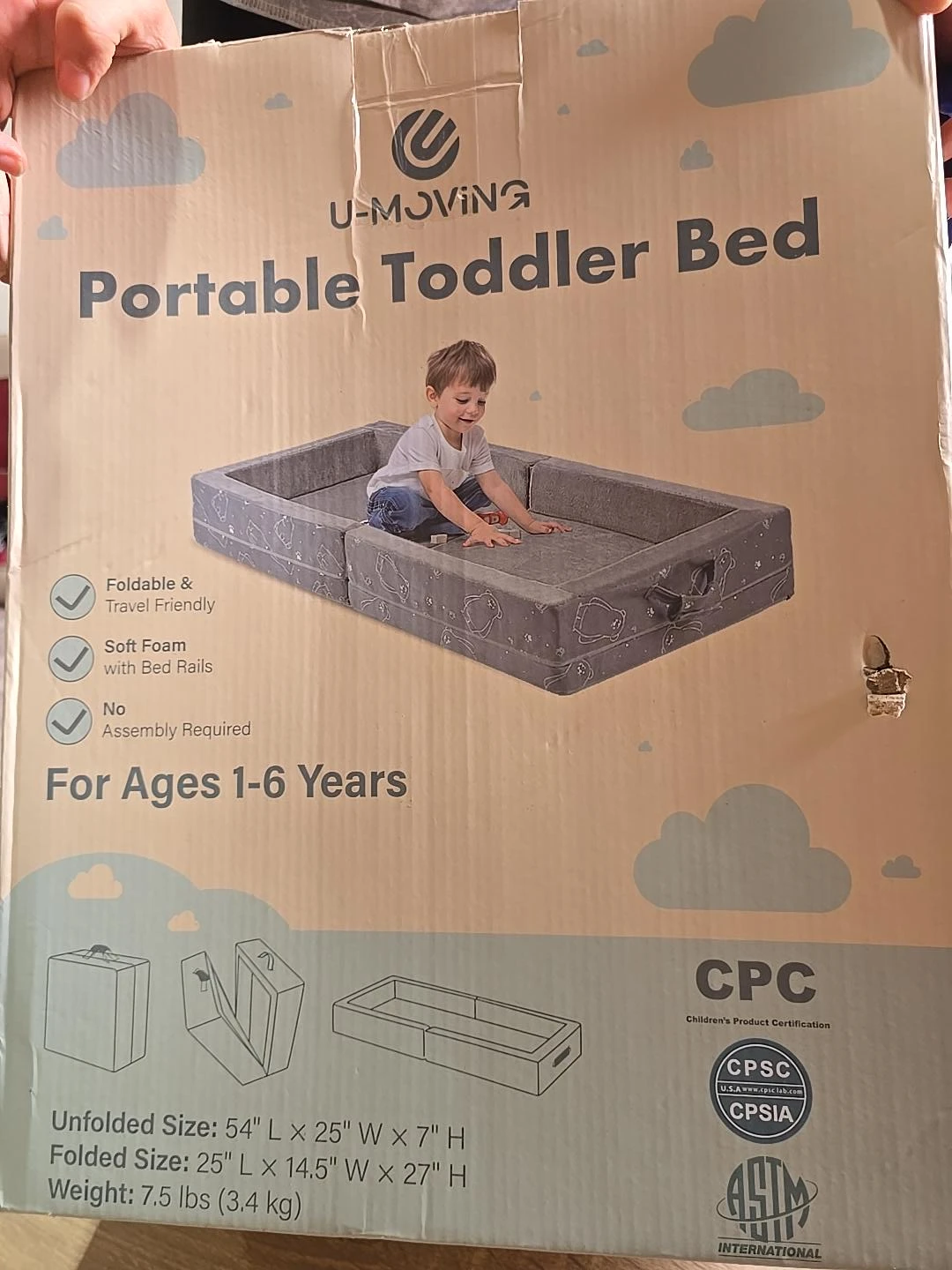 U-Moving Portable Toddler Bed - photo 2