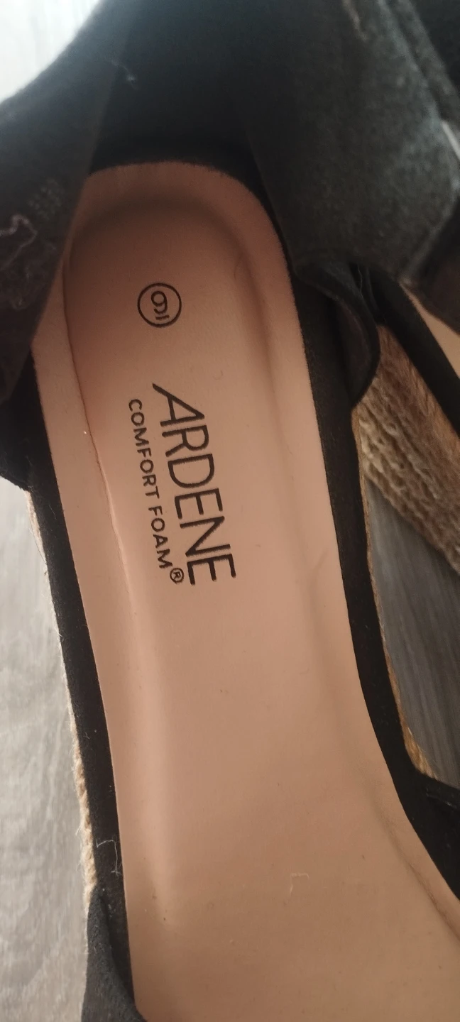 Ardene Black Espadrille Wedge Sandals - photo 2