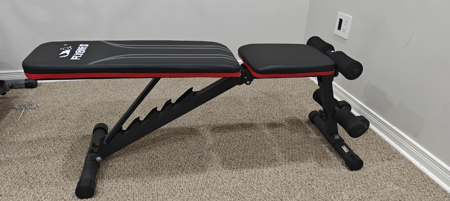 FLYBIRD Adjustable Weight Bench – Foldable Incline/Decline - photo 2