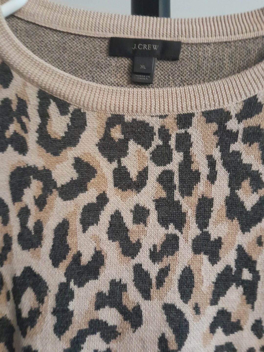 J.Crew Leopard Print Sweater XL - photo 3