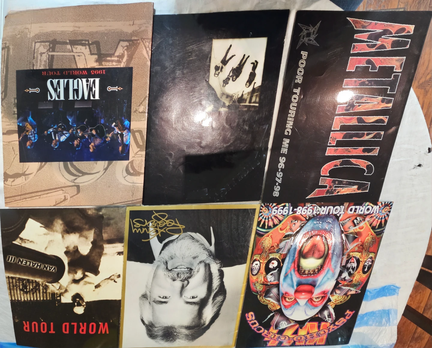 Vintage Music Tour Program Collection - 6 Books