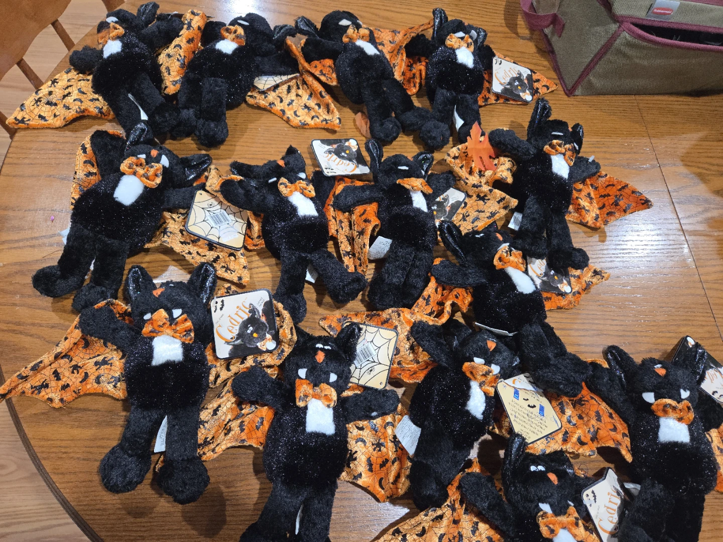 Cedric Halloween Bat Plush Toy