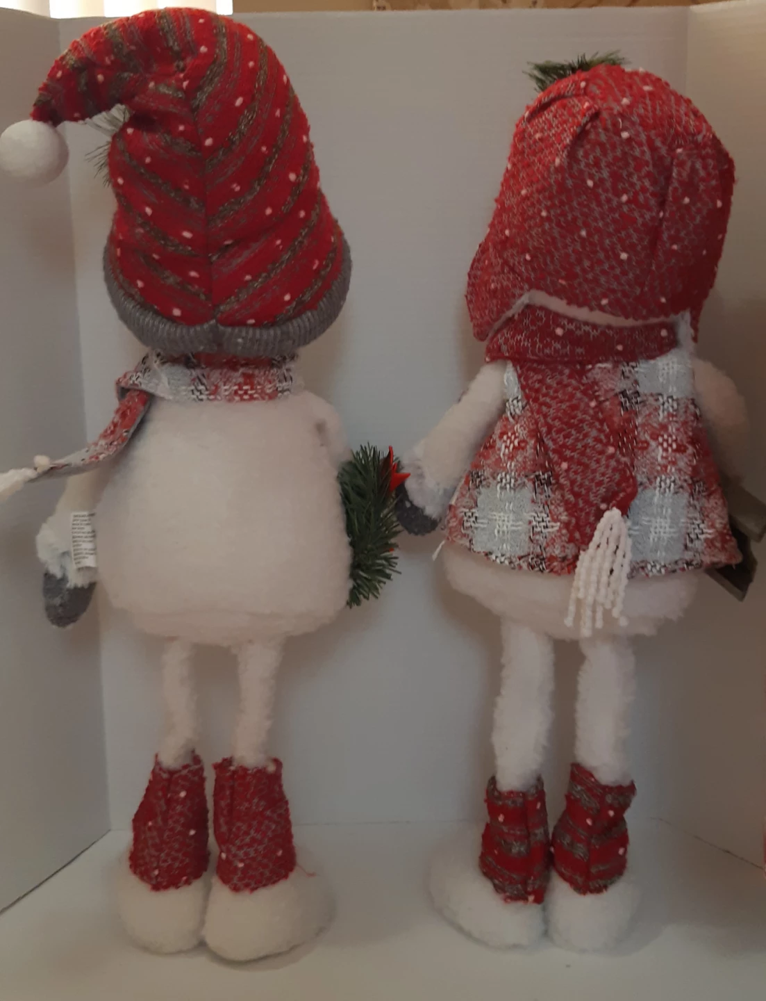 Christmas Snowman Figures set of 2 outdoor/indoor - photo 4