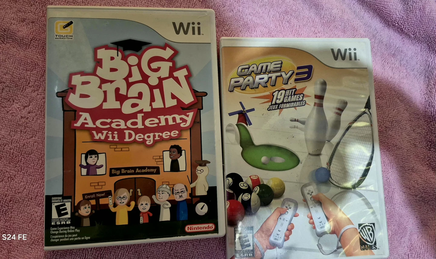 Nintendo Wii Games Bundle: Big Brain Academy & Game Party 3