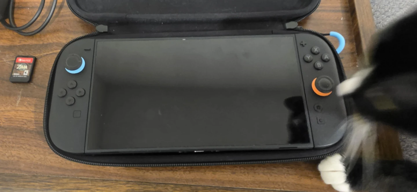 Nintendo Switch Console 2 with Zelda TOTK Switch 1 edition