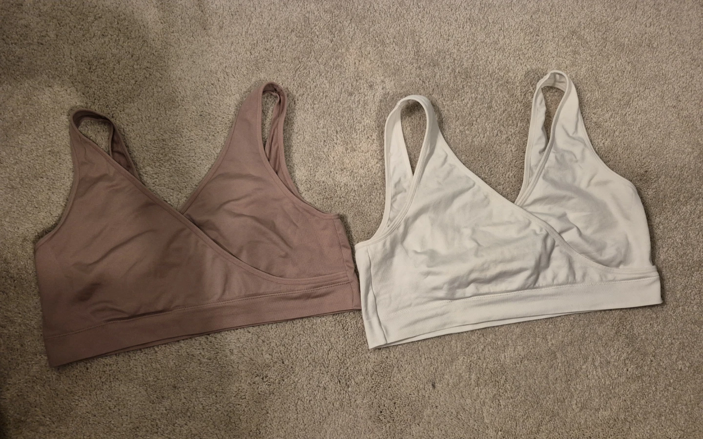 2 Auden Nursing Unlined Seamless Bras - XL