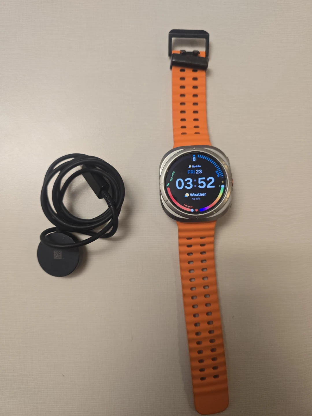 Samsung Galaxy Watch Ultra 2024 – 47mm LTE – Grey/Orange - photo 2