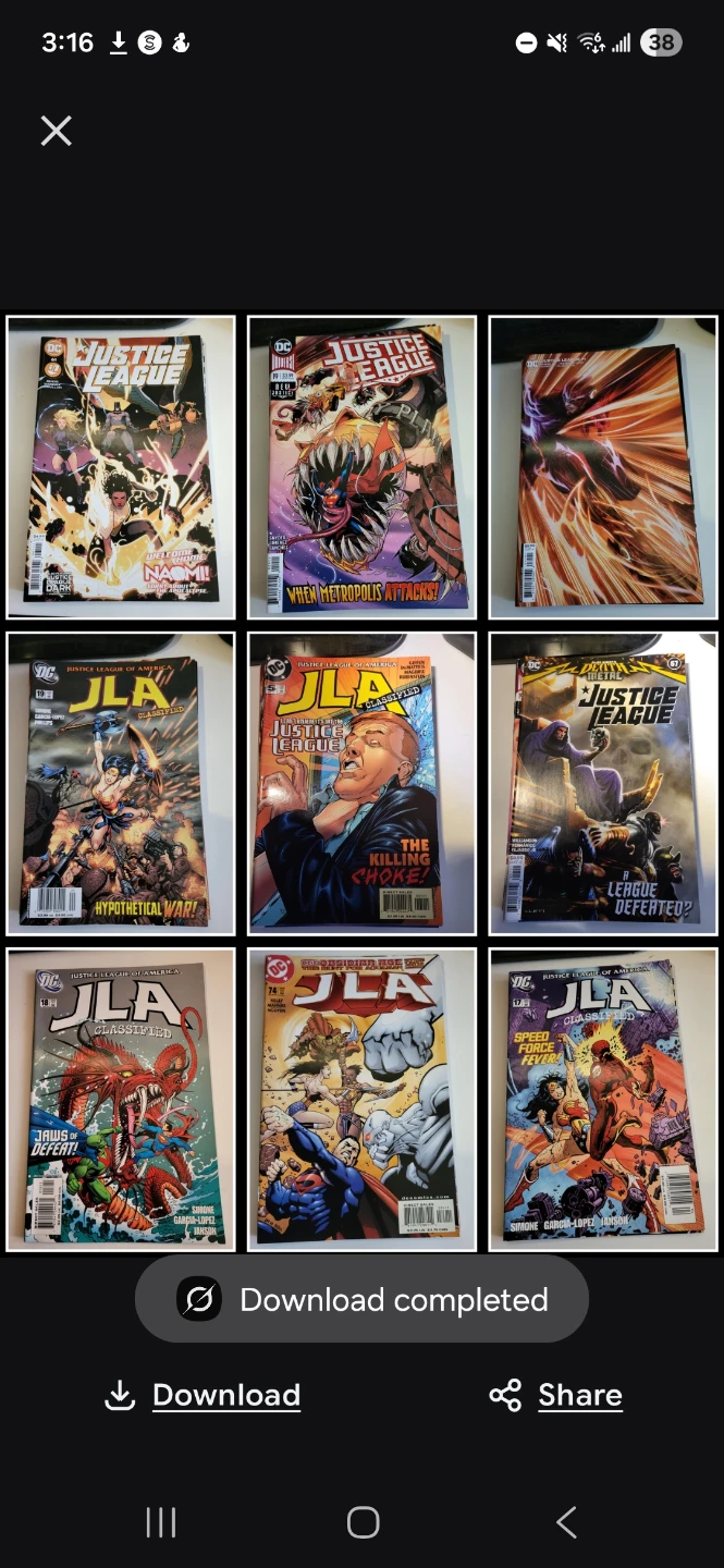 Collection of 10 DC Justice League Comic Books