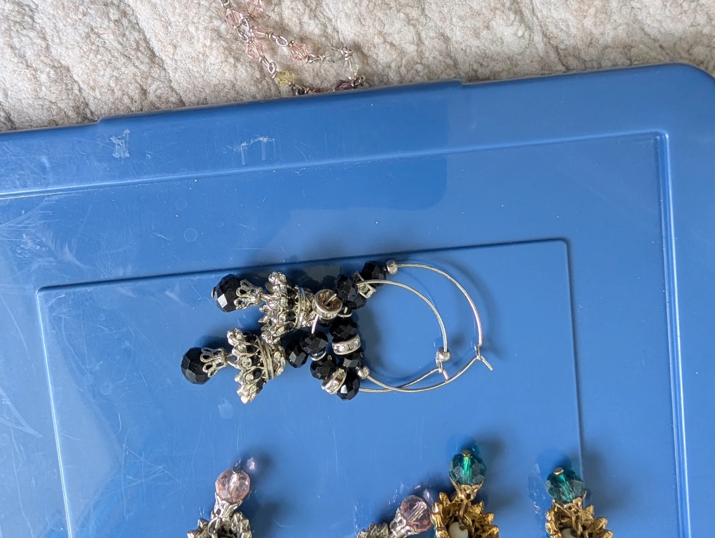Assorted Beaded Hoop Earrings Indian style - photo 4