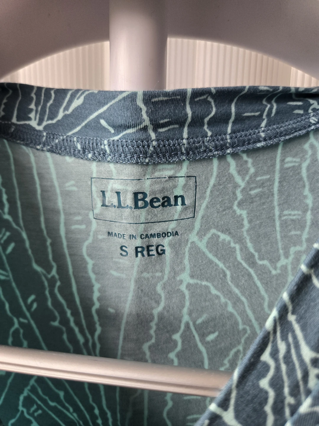 L.L. Bean patterned wrap-style dress - Size S - photo 2