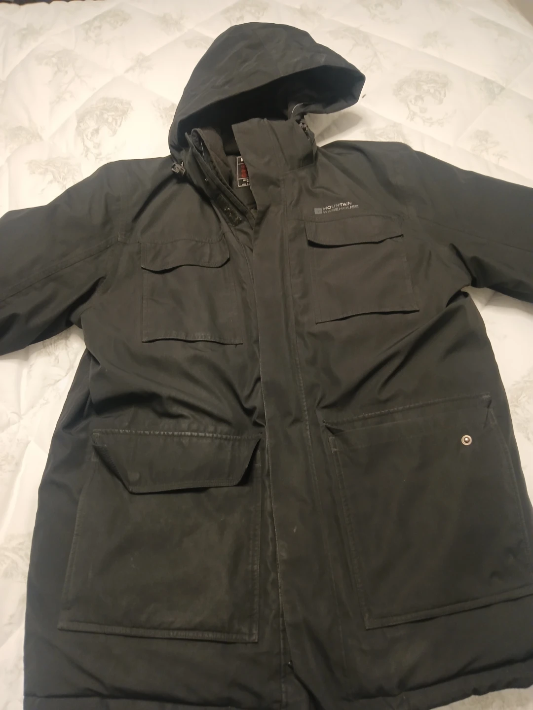 Men's Mountain Warehouse Down Filled Winter Jacket Black Large - photo 4