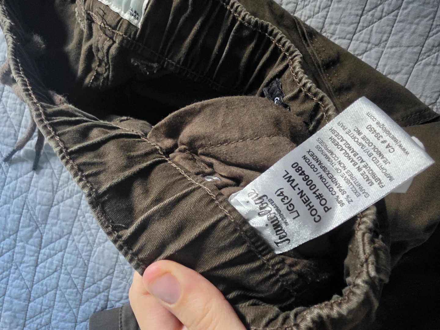 Jeaniologie Cohen Twill Cargo Joggers - Brown - photo 3