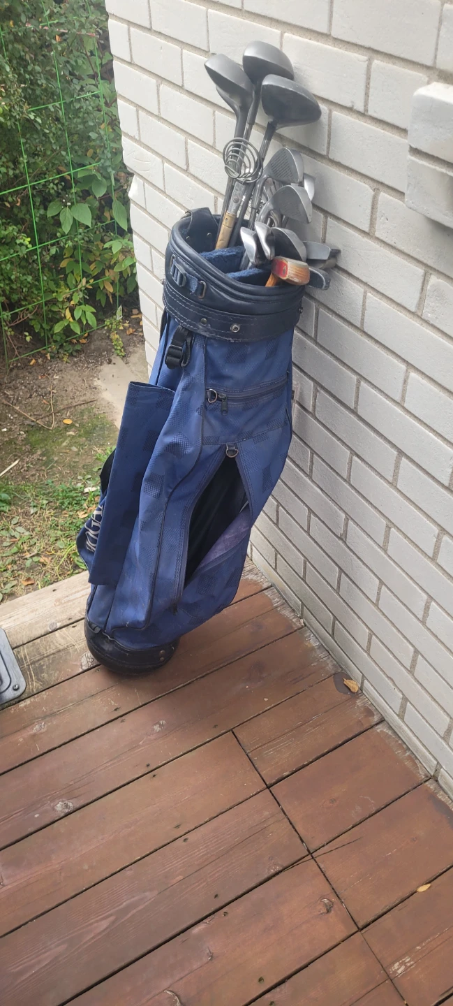 Blue Golf Bag with Assorted Clubs - photo 3