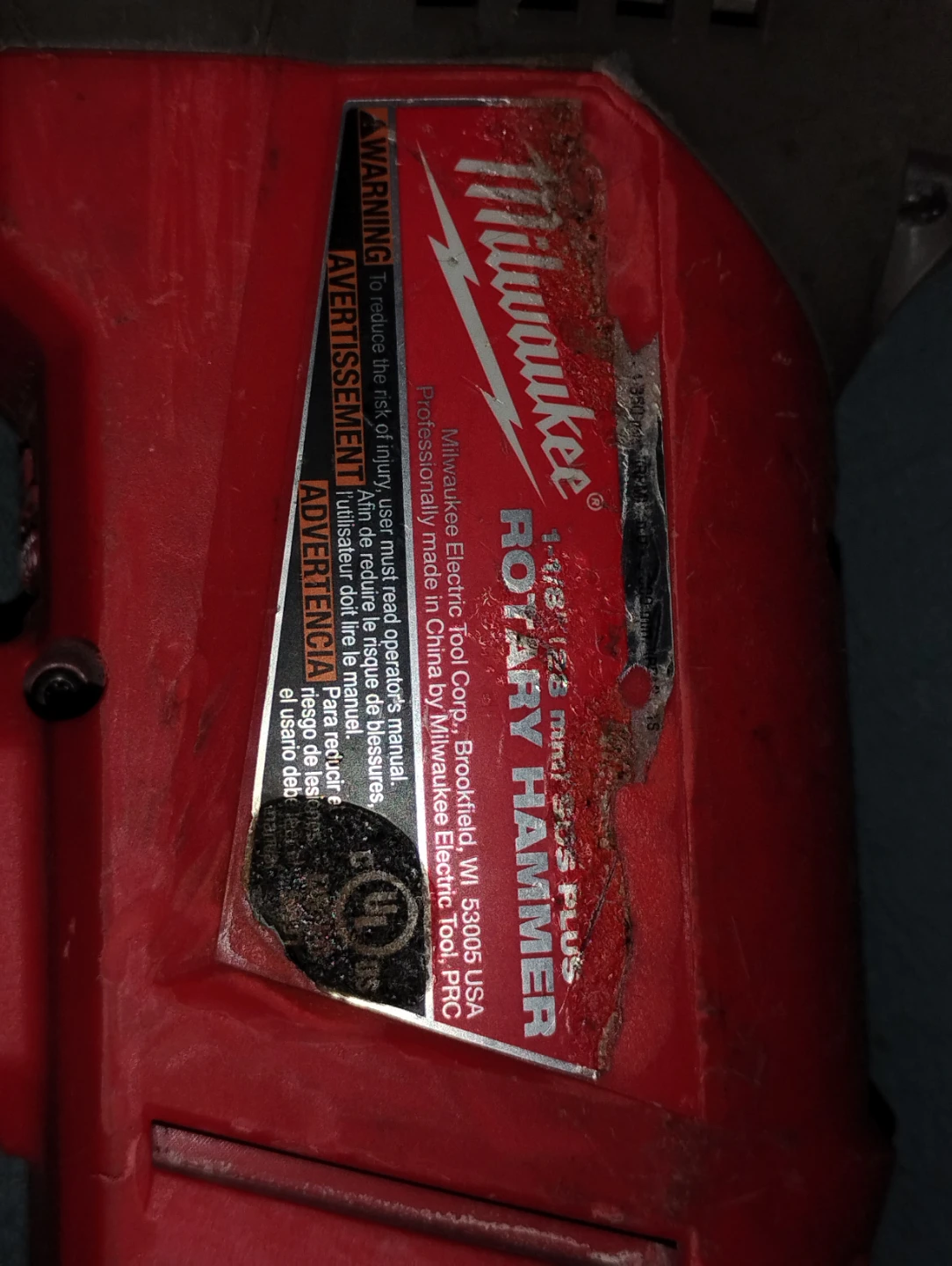Milwaukee 1-1/8" Rotary Hammer - photo 4
