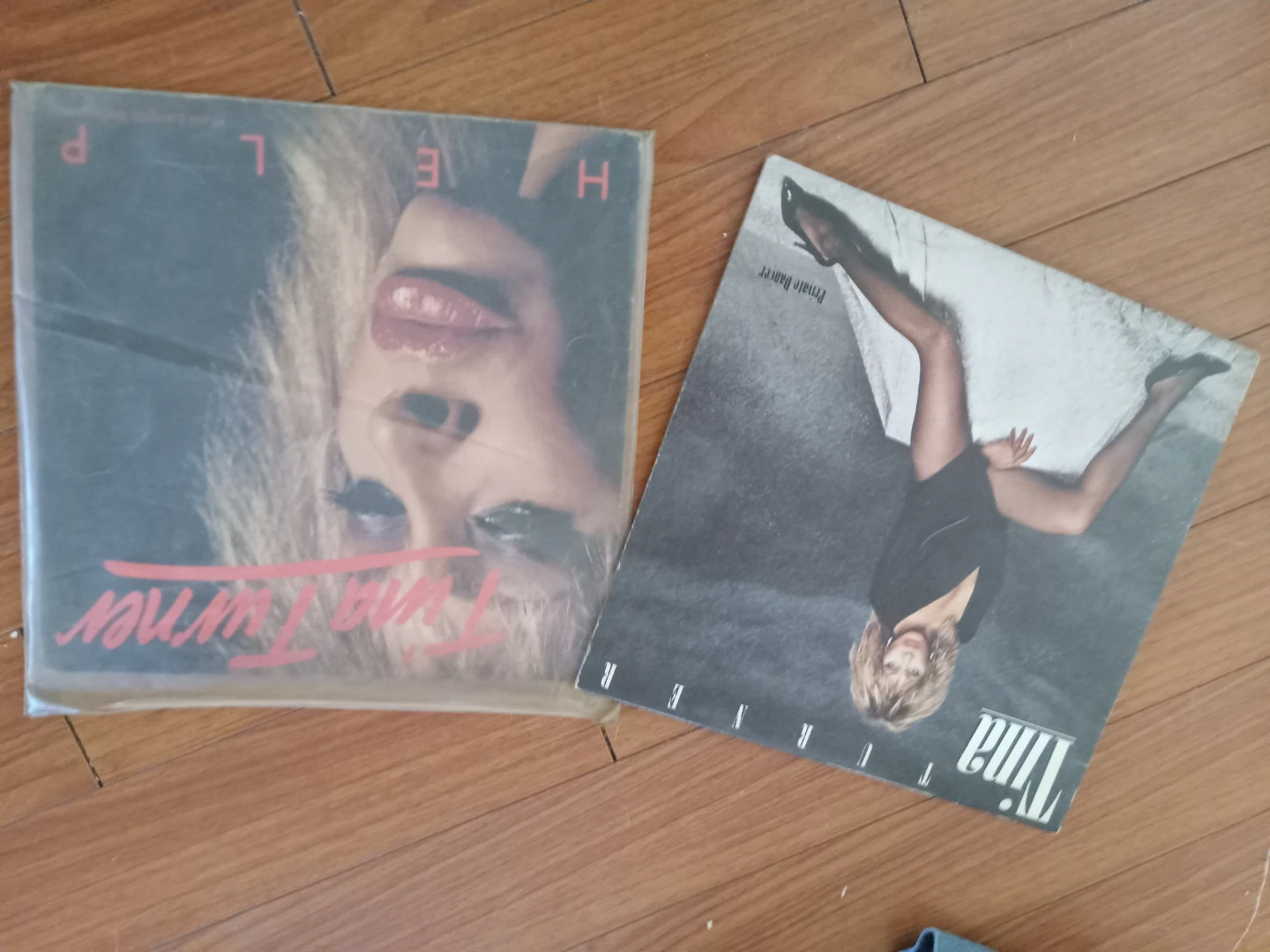 Two Tina Turner Vinyl Records
