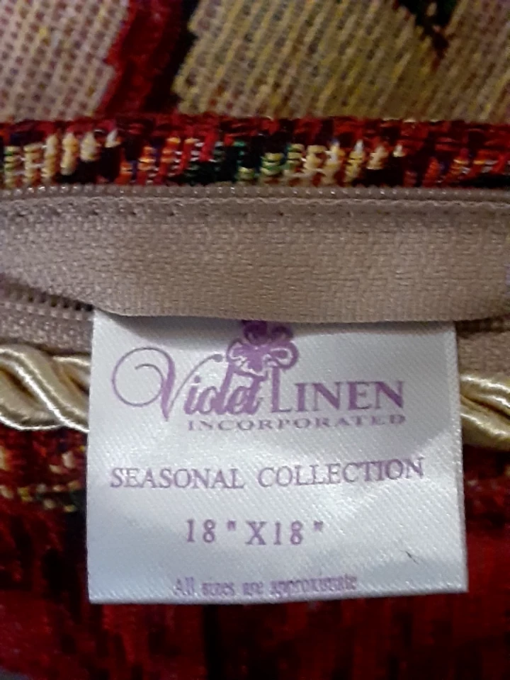 Violet Linen Christmas Seasonal Collection Pillows 18x18 - photo 2