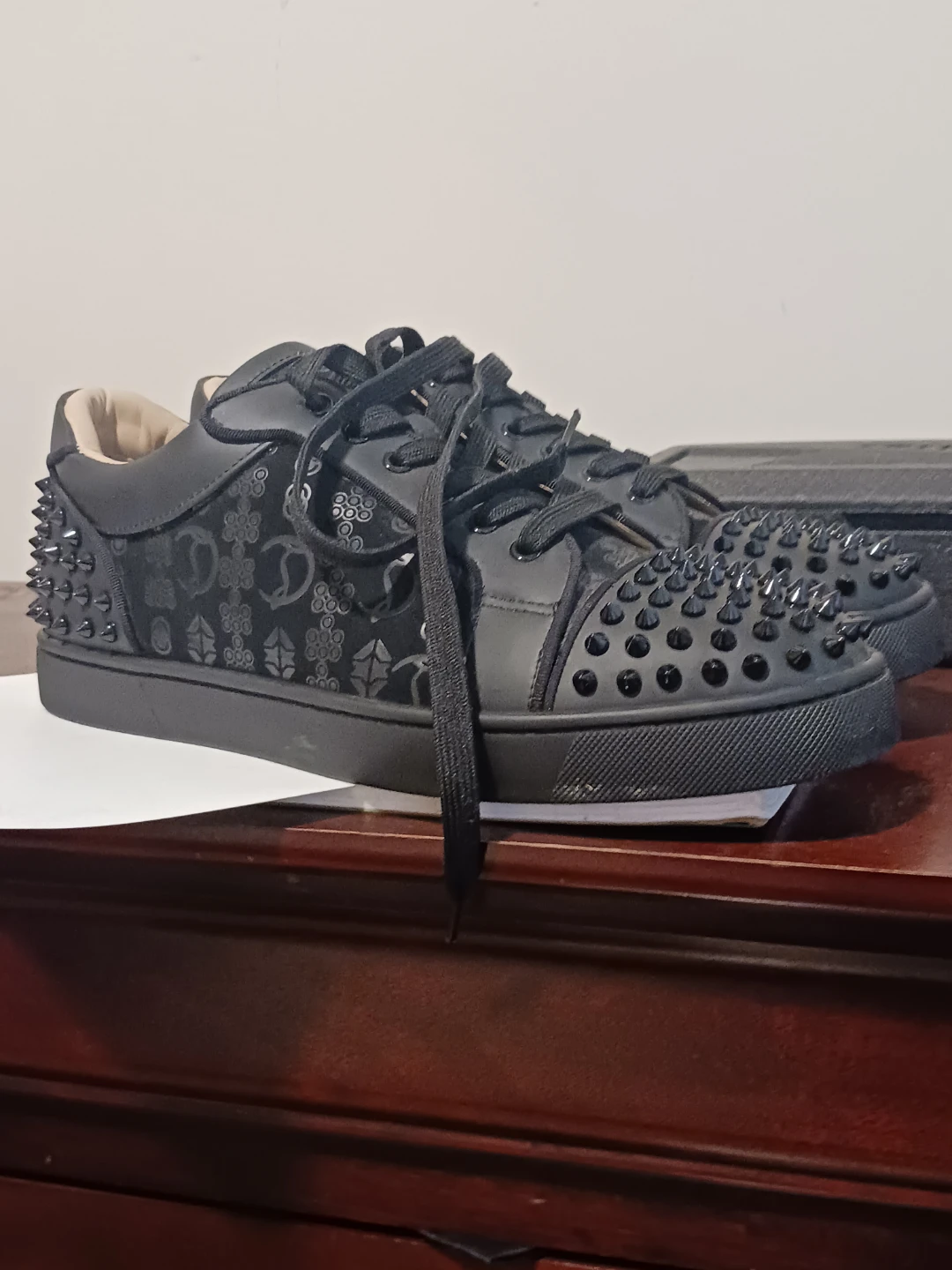 Christian Louboutin Louis Orlato Spikes Sneakers - photo 4