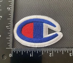 Champion Logo Embroidered Patch iron on new