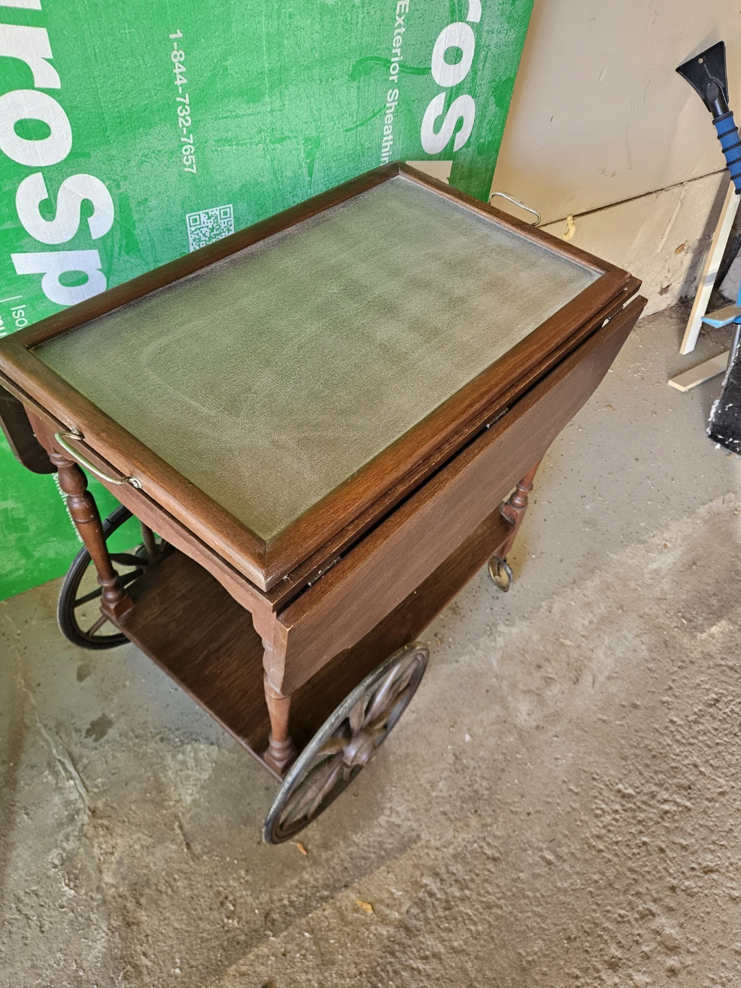 Malcolm & Hill Limited Drop-Leaf Serving Cart - photo 4