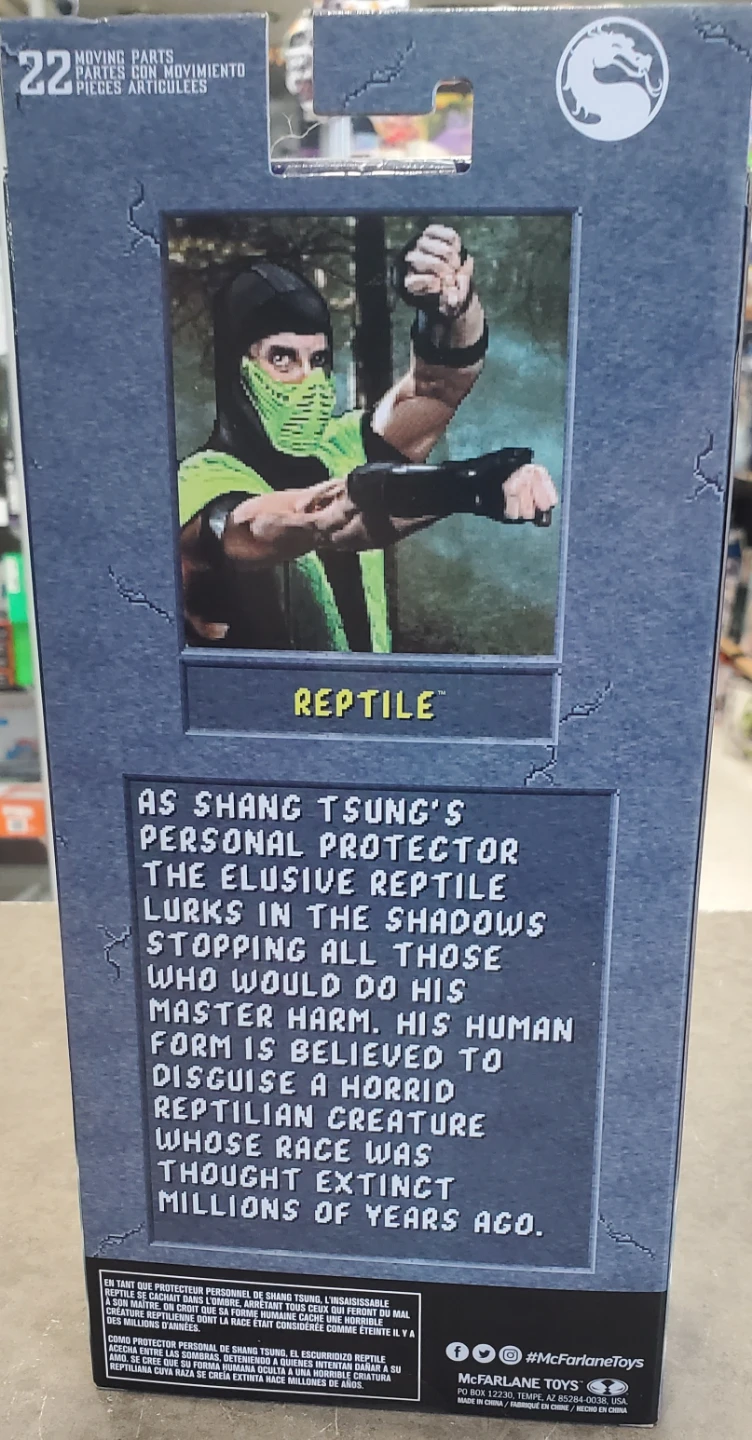 Mortal Kombat Klassic Reptile Action Figure - photo 2