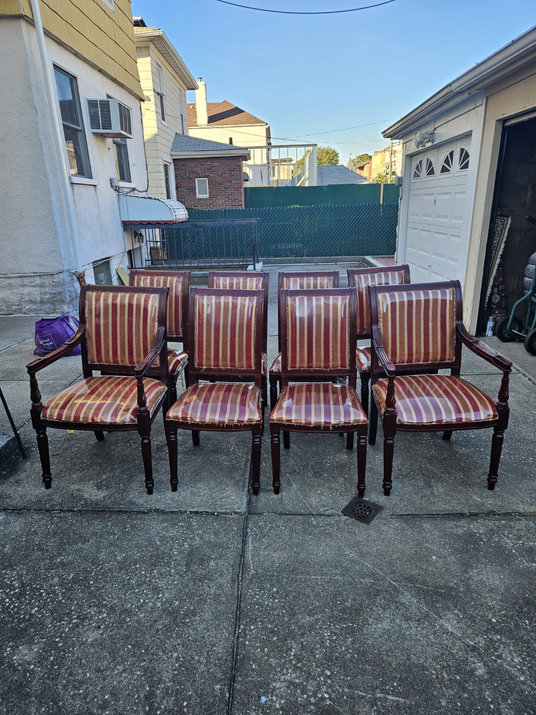 8 chairs