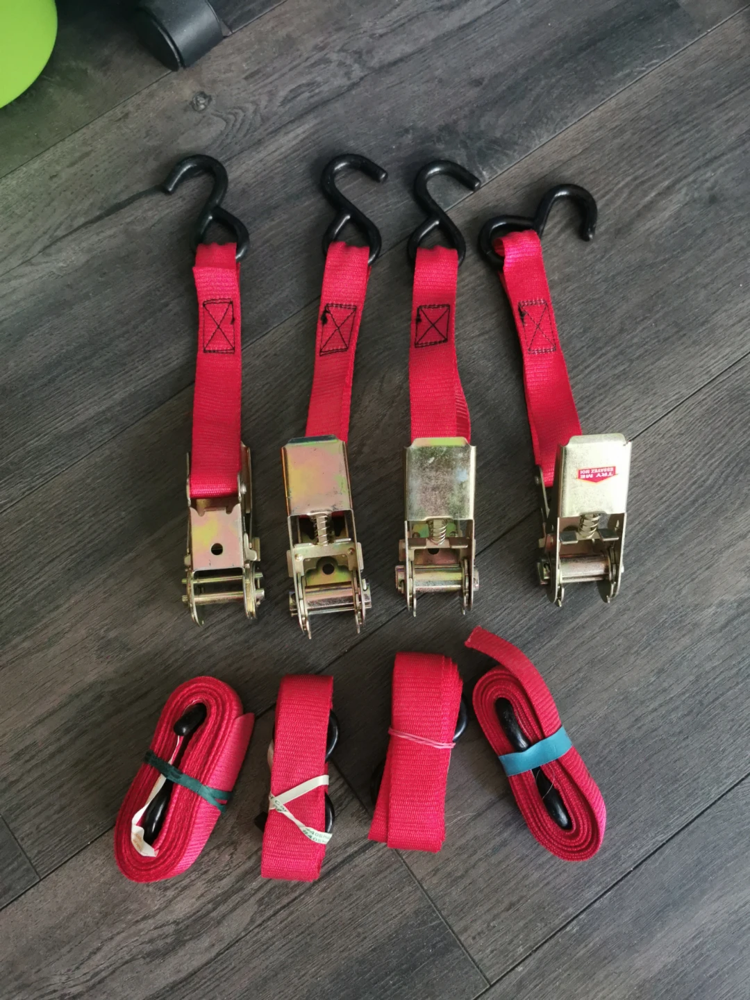 Mastercraft ratchet tie-down straps